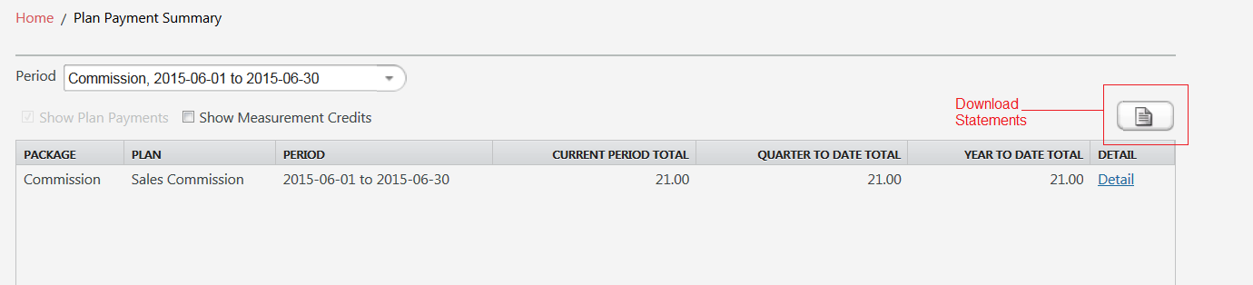 Downloadable Payment Statements